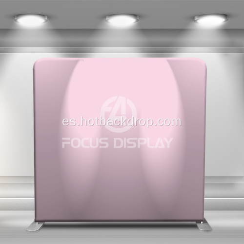Marco de pantalla de tela de tela de tensión rosa simple